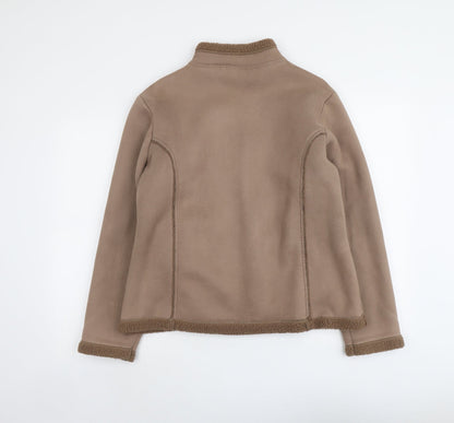 Back view of Mackays Beige Jacket, size L, Zip