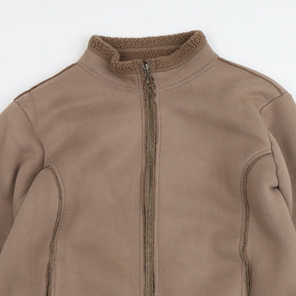 Close-up detail of Mackays Beige Jacket, size L, Zip