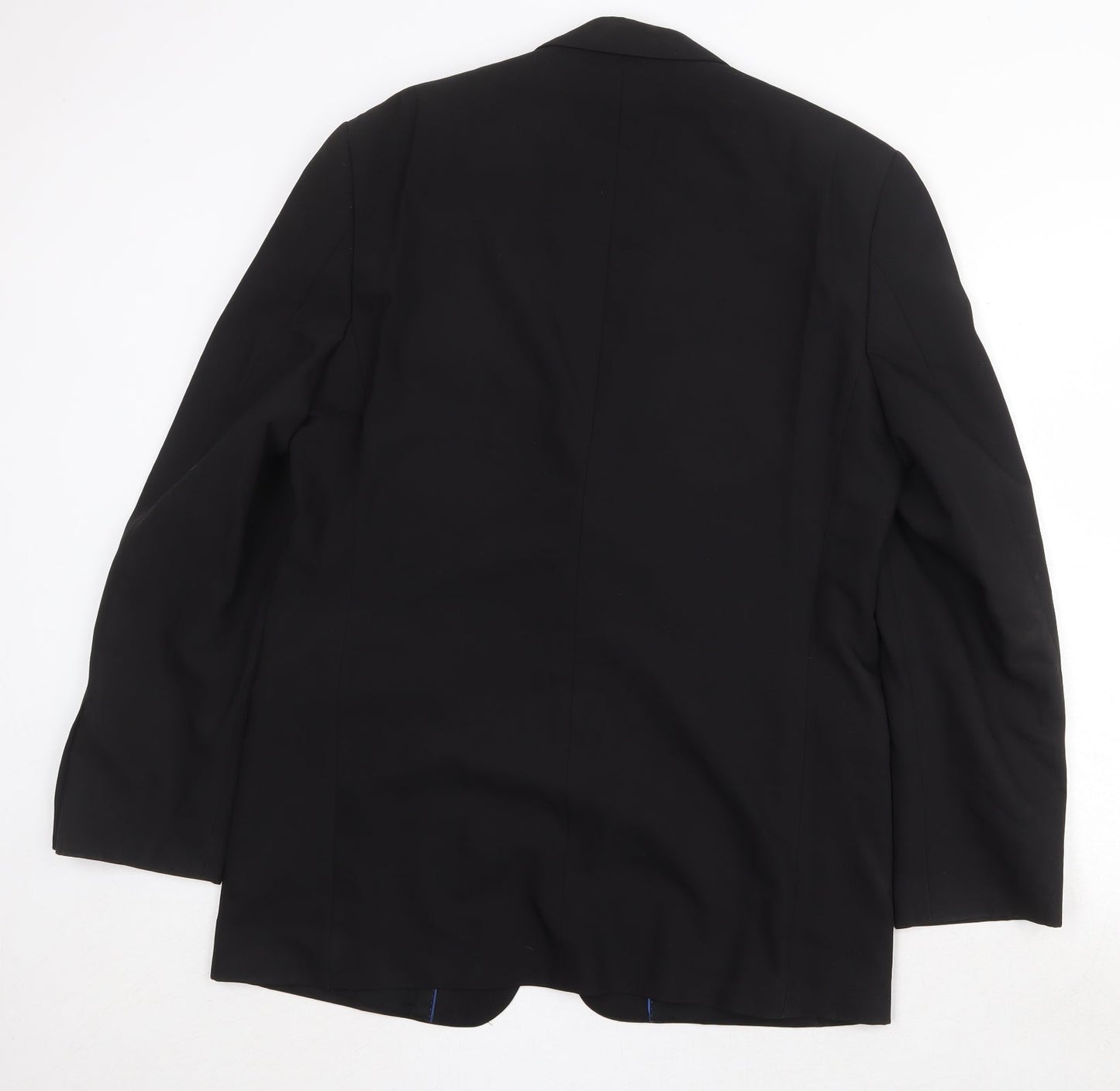 Voyager Mens Black Polyester Jacket Suit Jacket Size 40 Regular