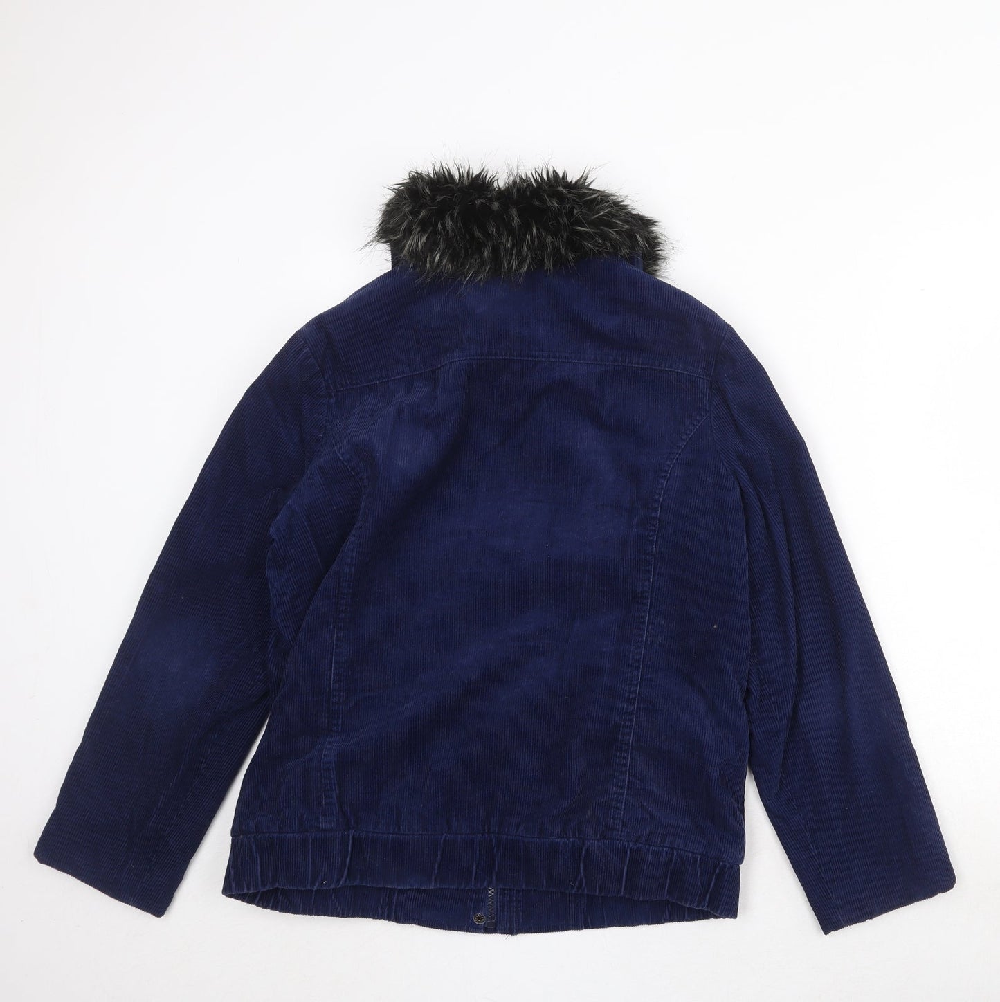 BHS Womens Blue Jacket Size 12 Zip