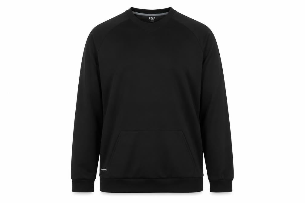 Athletic Works Mens Black Polyester Pullover Sweatshirt Size XL