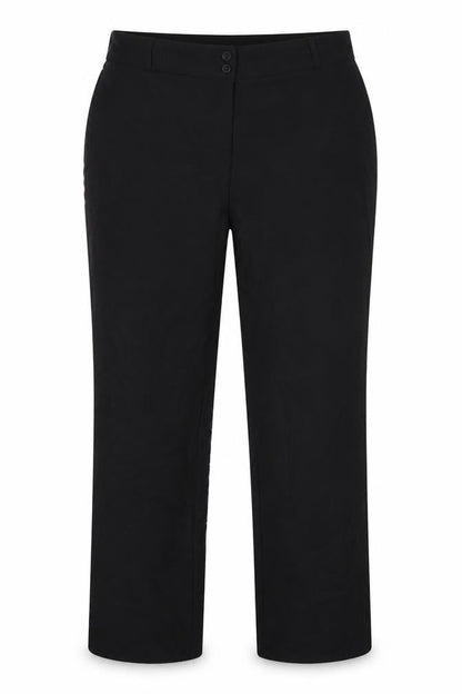 Capsule Womens Black Polyester Trousers Size 16 Regular Zip