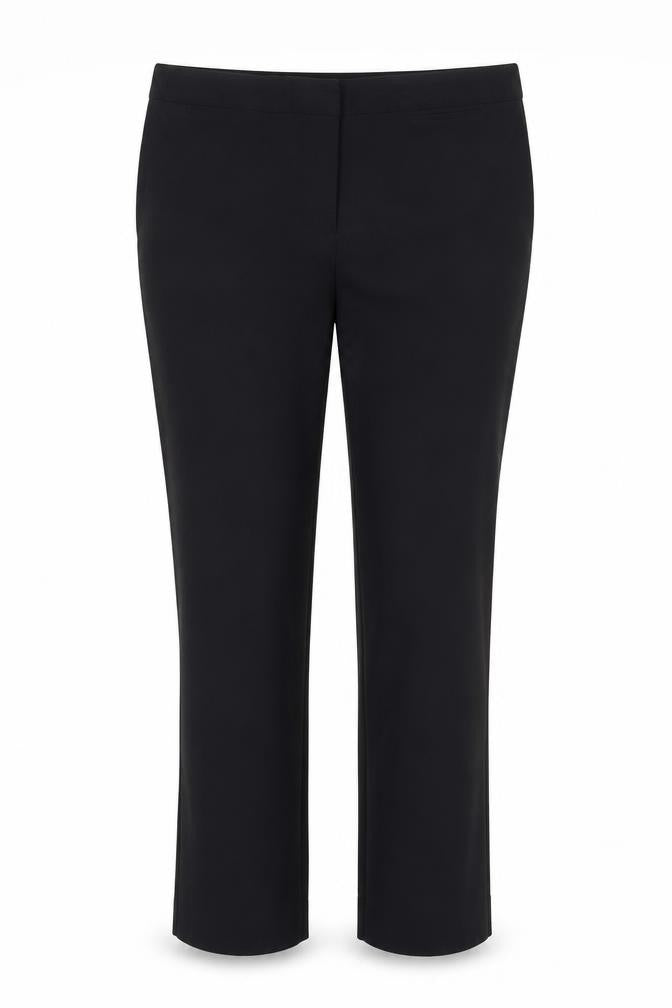 David Luke Womens Blue Polyester Trousers Size 34 in Regular Zip
