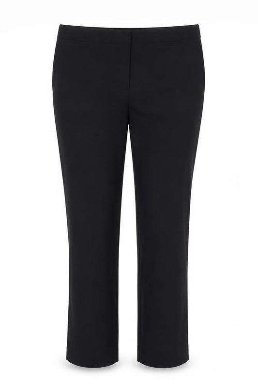 David Luke Womens Blue Polyester Trousers Size 34 in Regular Zip