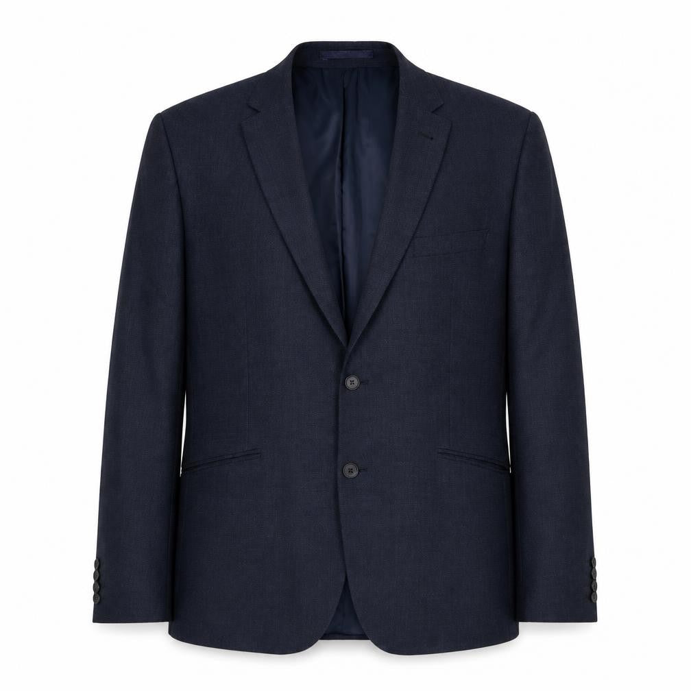 Racing Green Mens Blue Polyester Jacket Suit Jacket Size 42 Regular