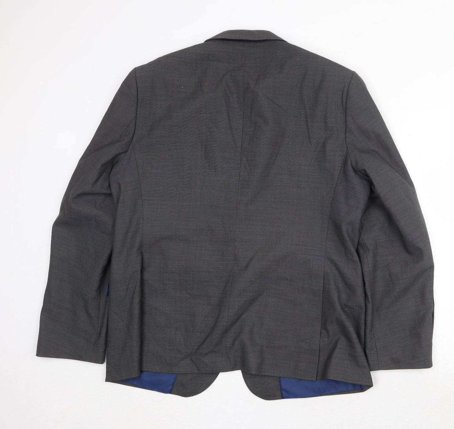 Marks and Spencer Mens Grey Wool Jacket Suit Jacket Size 44 Regular