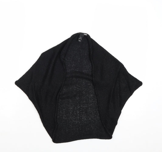 H&M Womens Black V-Neck Acrylic Cardigan Jumper Size S