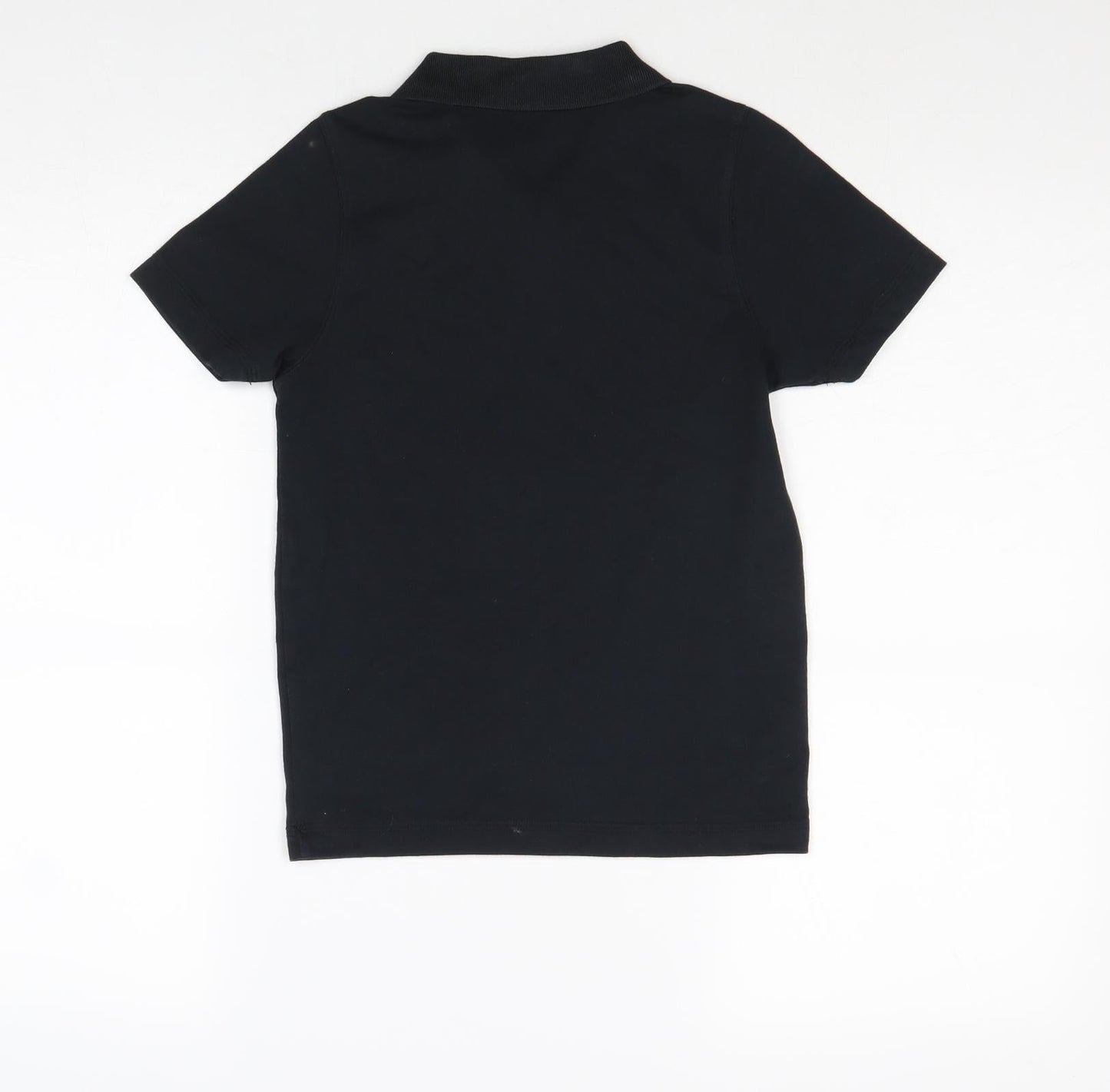 Umbro Boys Black Cotton Pullover Polo Size 9 Years Collared Button