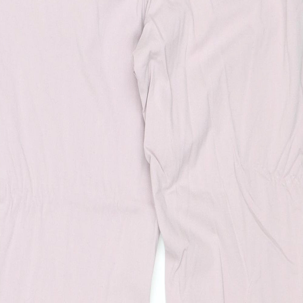 Uniqlo Womens Purple Polyester Trousers Size S Regular