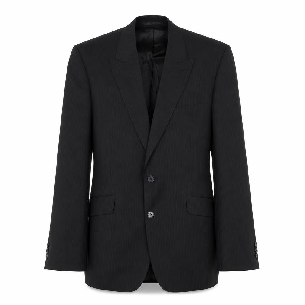 Burton Mens Black Polyester Jacket Suit Jacket Size 40 Regular