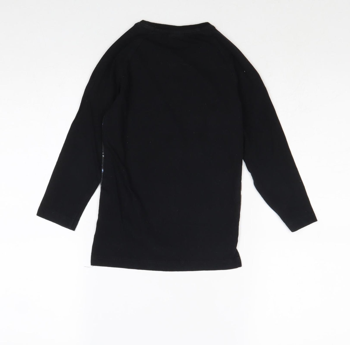 Star Wars Boys Black Cotton Pullover T-Shirt Size 5 Years Round Neck Pullover