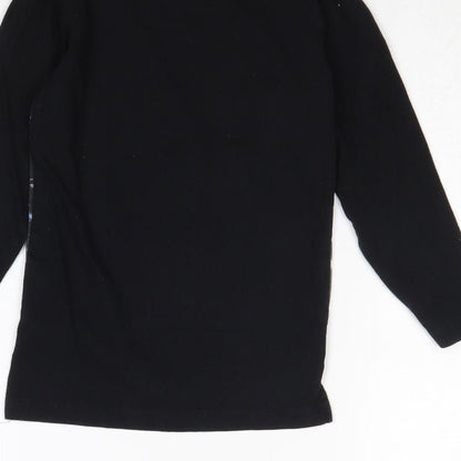 Star Wars Boys Black Cotton Pullover T-Shirt Size 5 Years Round Neck Pullover