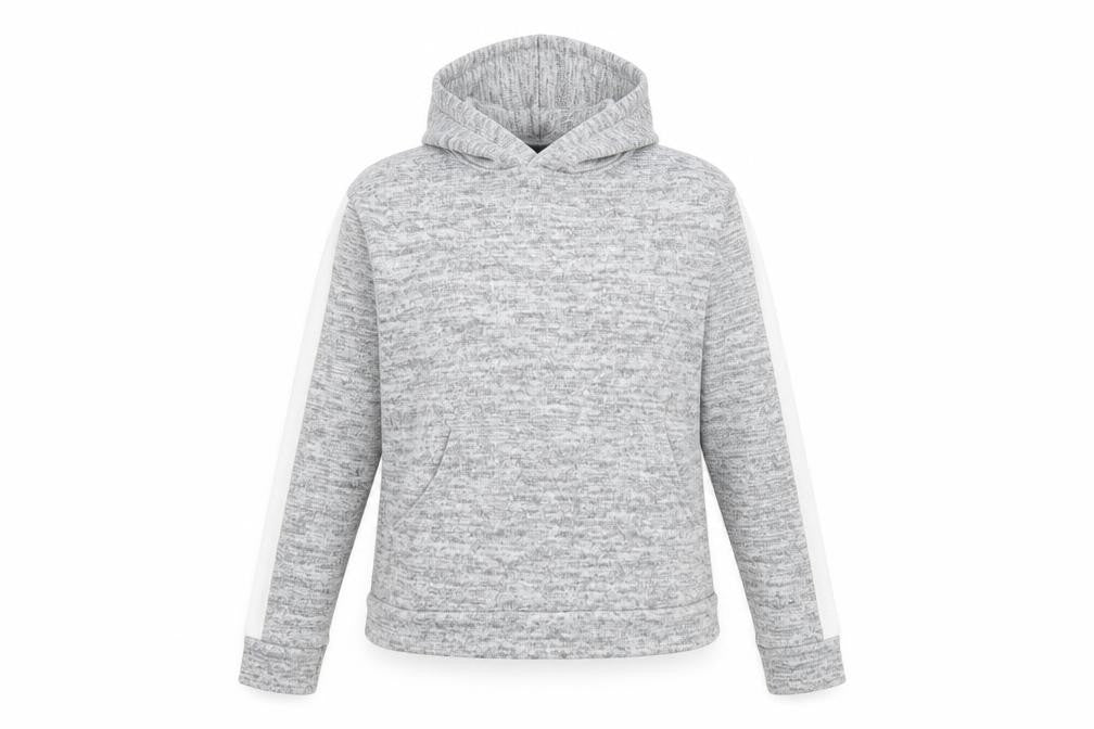 Boohoo Womens Grey Geometric Polyester Pullover Sweatshirt Size 12 Pullover