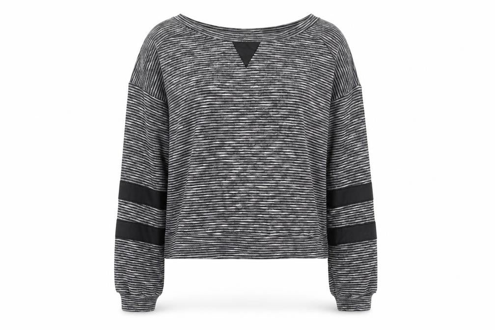 Miss Selfridge Womens Grey Round Neck Polyester Pullover Jumper Size 10