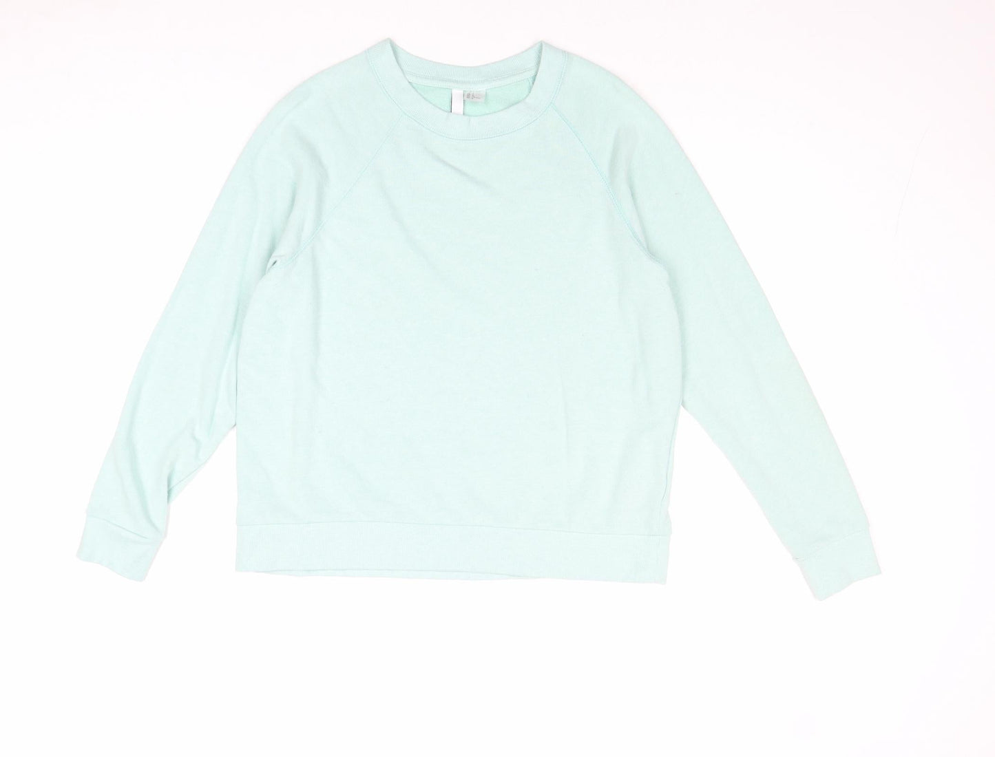 Divided by H&M Womens Blue Polyester Pullover Sweatshirt Size L Pullover