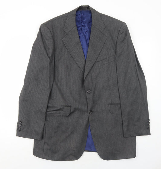 Marks and Spencer Mens Grey Wool Jacket Suit Jacket Size 40 Regular