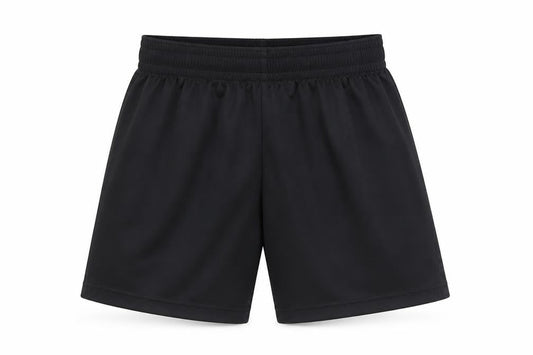 Prostar Boys Black Polyester Sweat Shorts Size 10-11 Years Regular Drawstring
