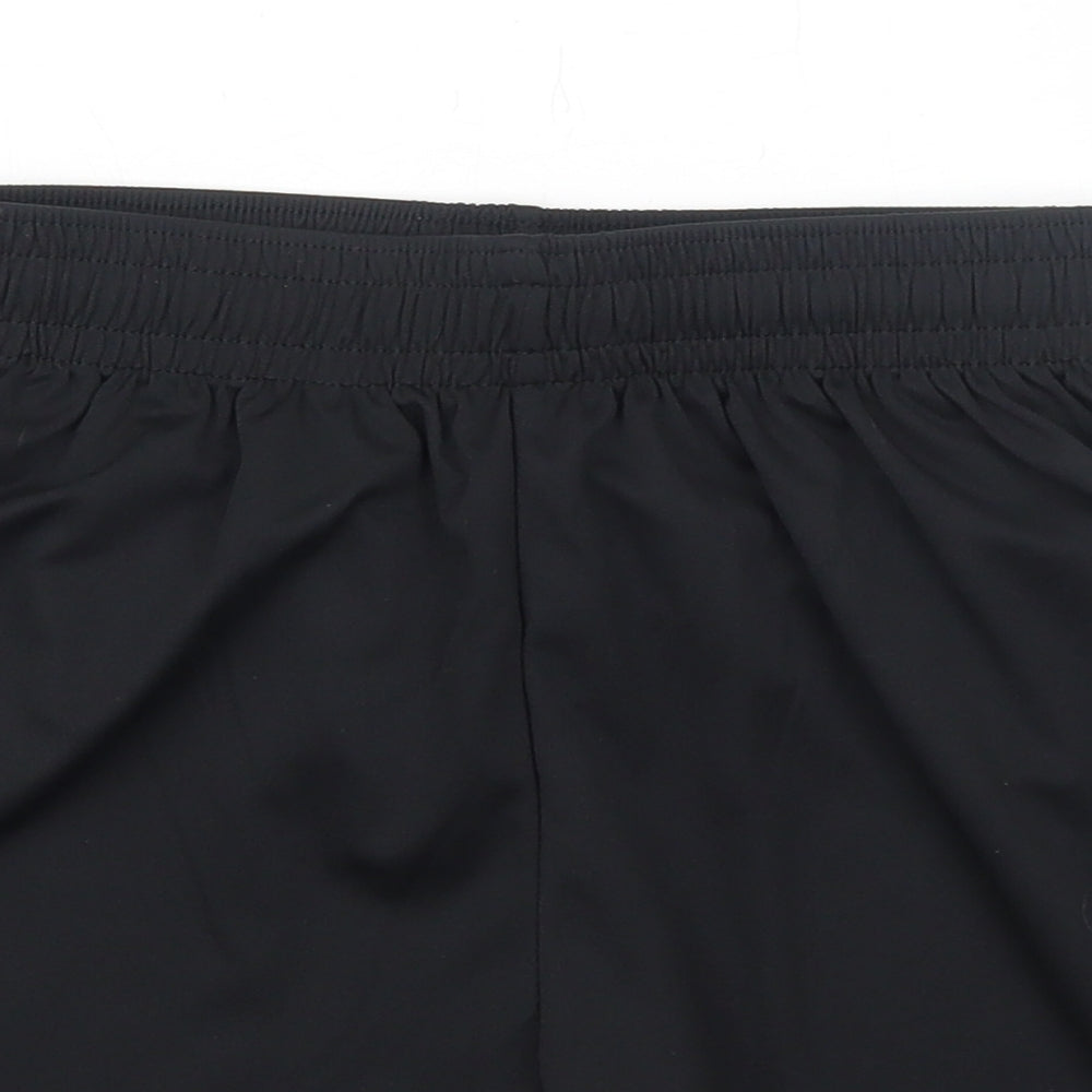 Prostar Boys Black Polyester Sweat Shorts Size 10-11 Years Regular Drawstring