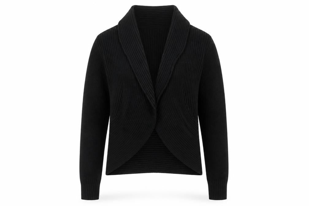 H&M Womens Black V-Neck Acrylic Pullover Jumper Size S