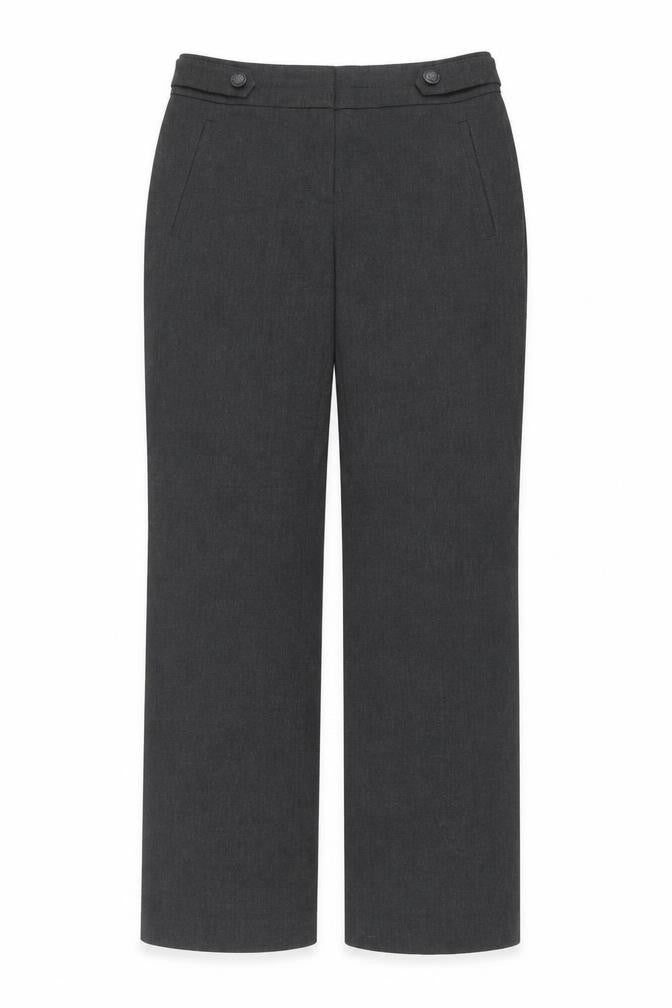 NEXT Womens Grey Polyester Dress Pants Trousers Size 6 Regular Hook & Eye