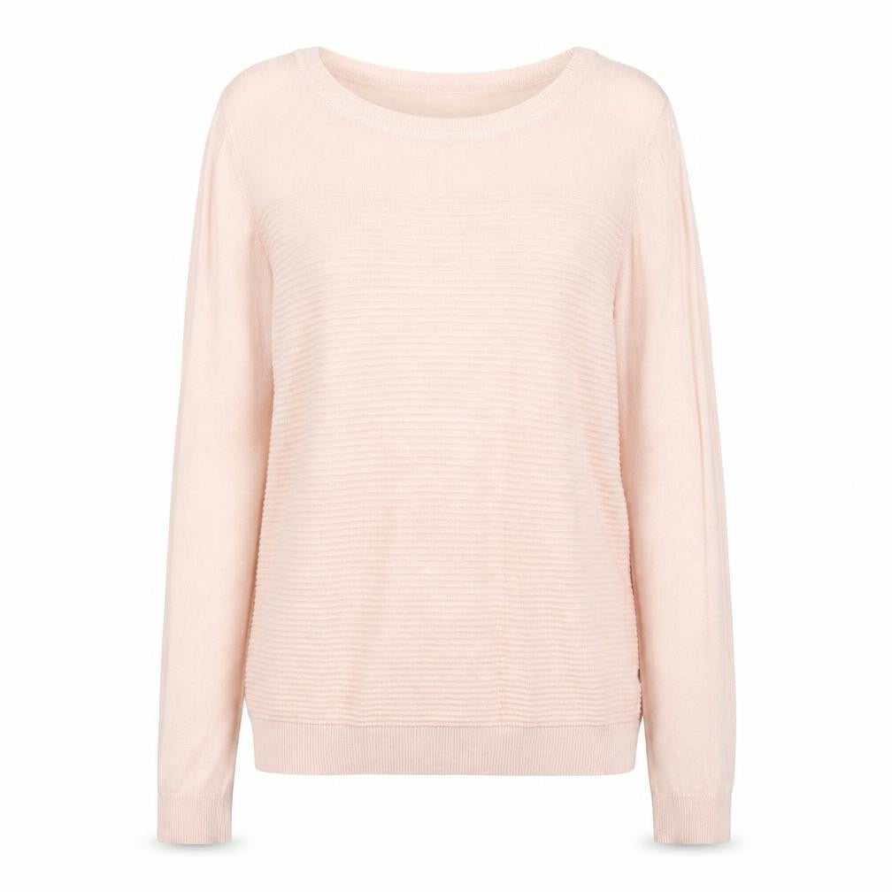 Select Womens Pink Round Neck Viscose Pullover Jumper Size M