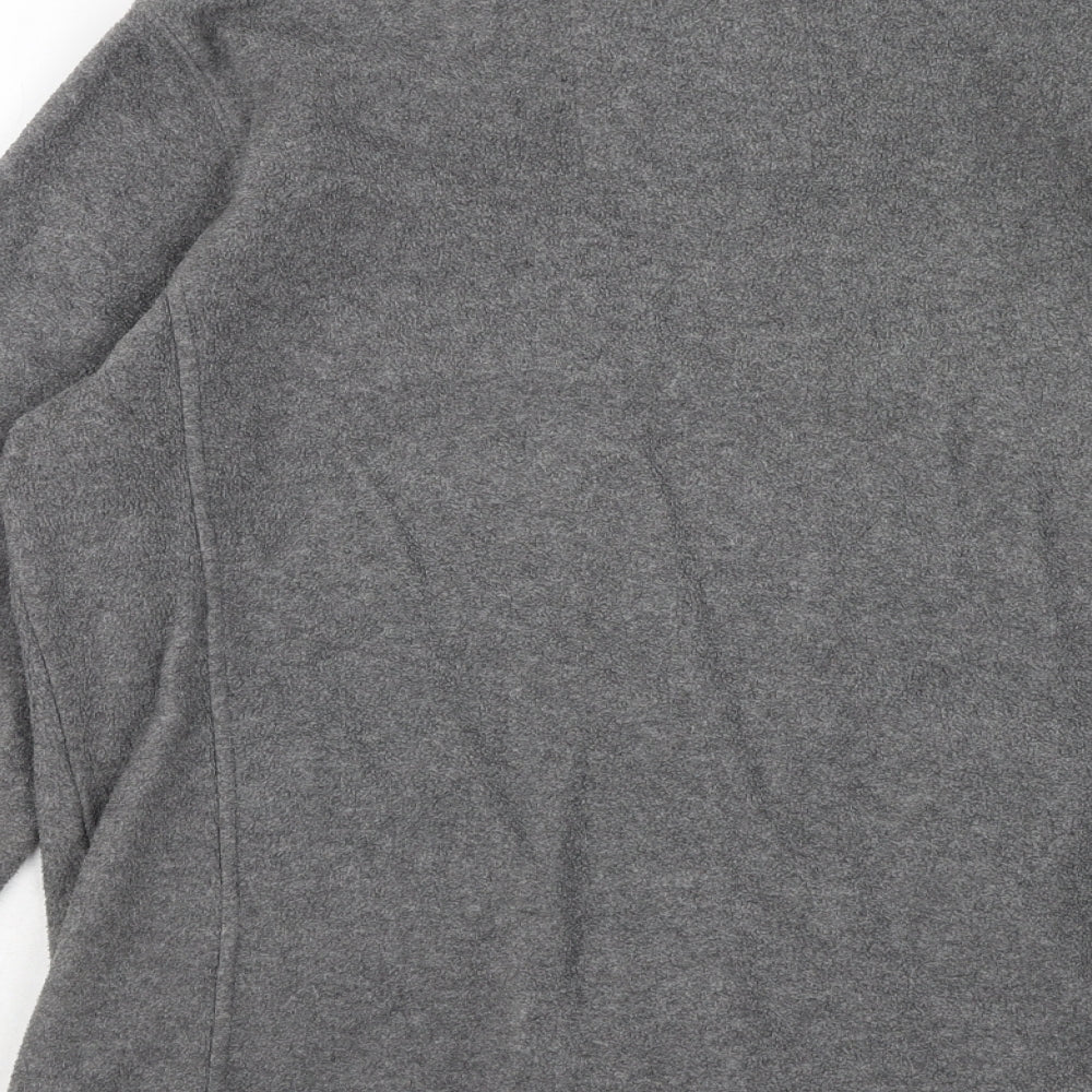 M&Co Womens Grey Jacket Size 14 Zip