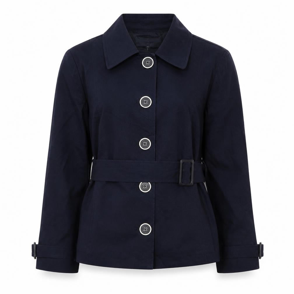 Country Casuals Womens Blue Jacket Size 14 Button