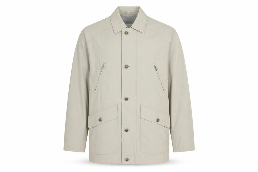 Aldon Mens Beige Jacket Size S Zip
