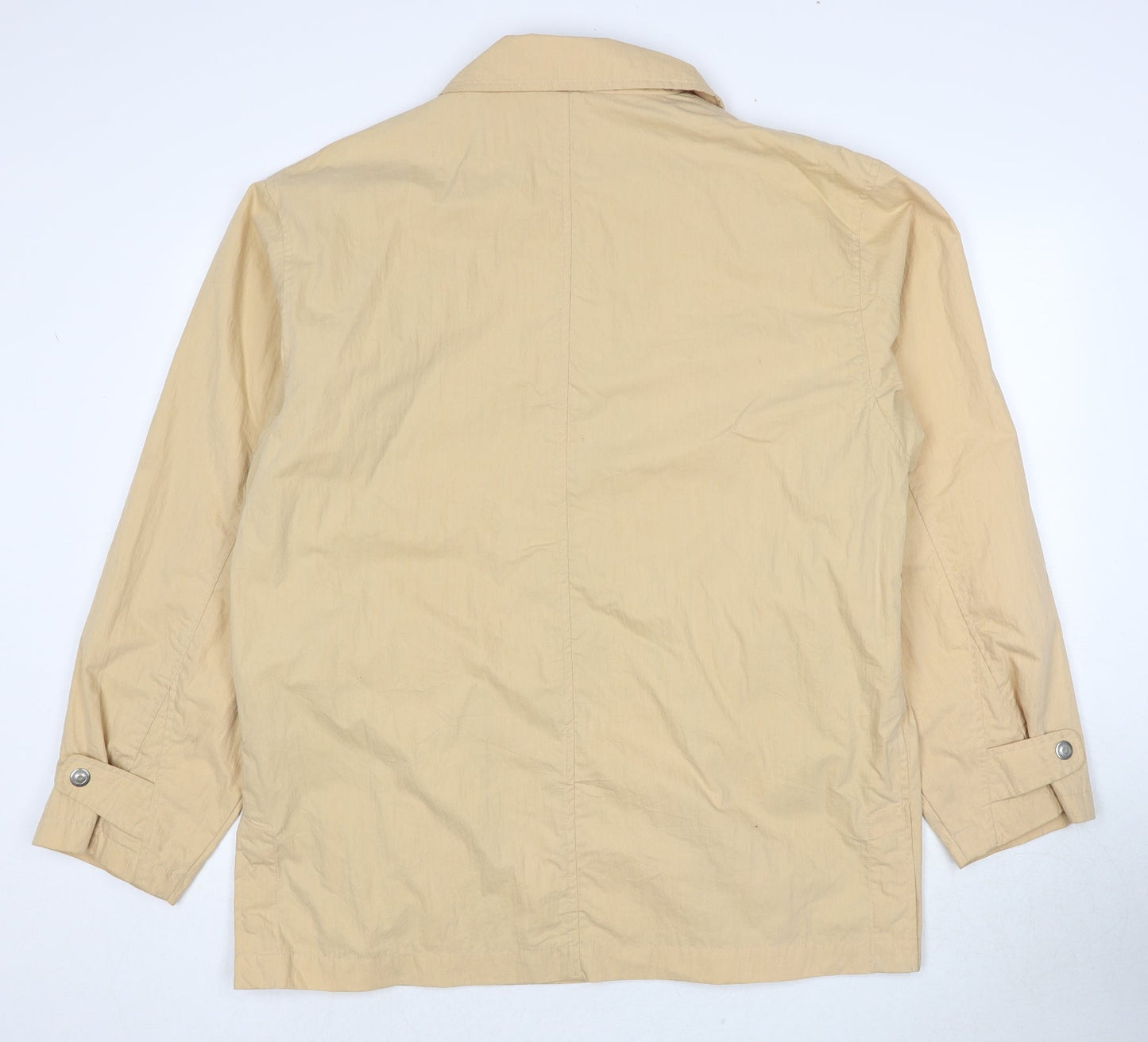 PFM Mens Beige Jacket Size S Button