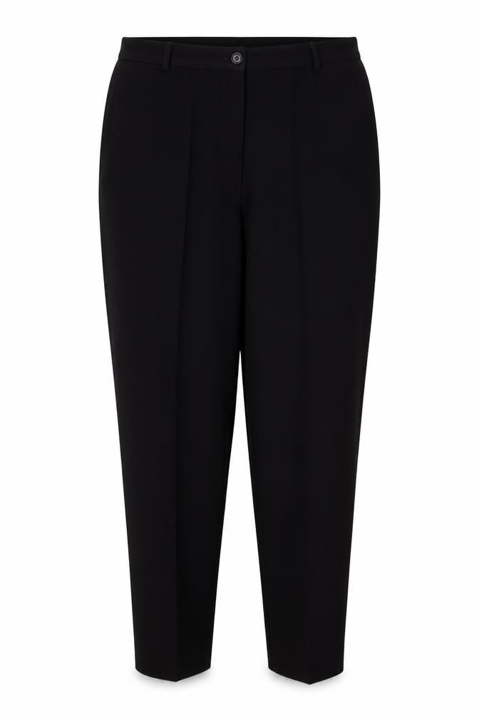 Bianca Womens Black Polyester Trousers Size 14 Regular Zip