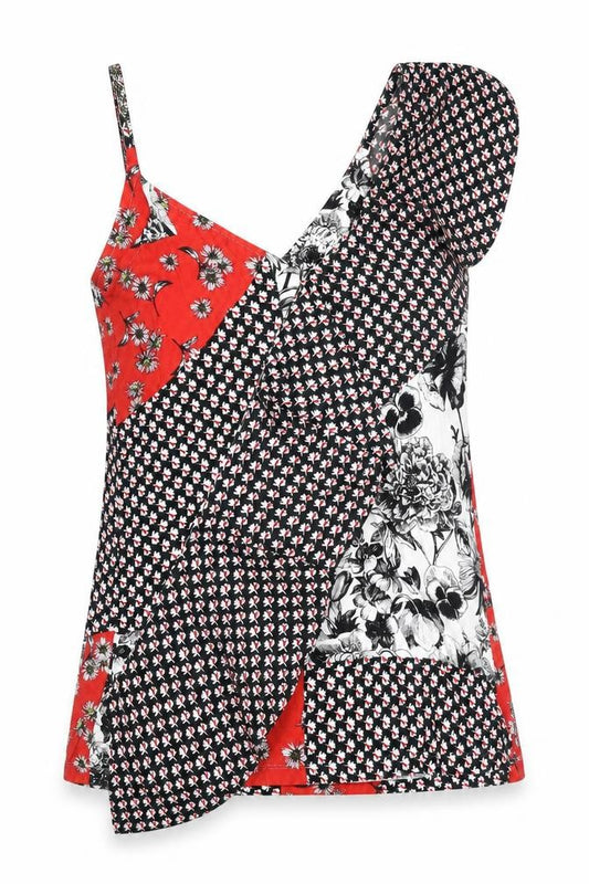 NEXT Womens Multicoloured Floral Polyester Camisole Tank Size 8 V-Neck