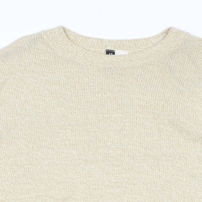 Divided by H&M Womens Beige Round Neck Acrylic Pullover Jumper Size S
