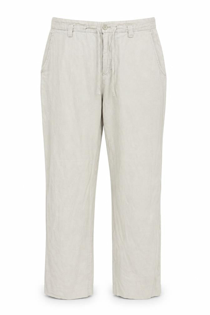 H&M Womens Beige Cotton Trousers Size 20 Regular Zip