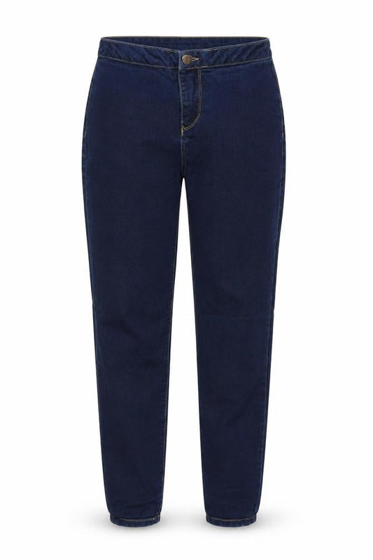 Blue Spice Womens Blue Cotton Tapered Jeans Size 26 in Regular Zip