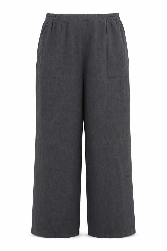 AFIBEL Womens Grey Polyester Trousers Size 16 Regular