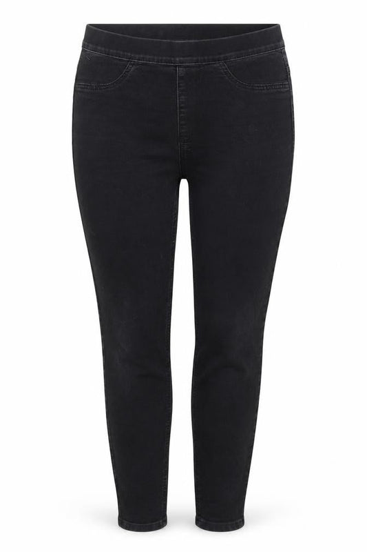 Marks & Spencer Womens Black Cotton Jegging Jeans Size 10 Regular
