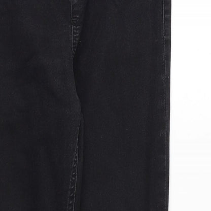 Marks & Spencer Womens Black Cotton Jegging Jeans Size 10 Regular