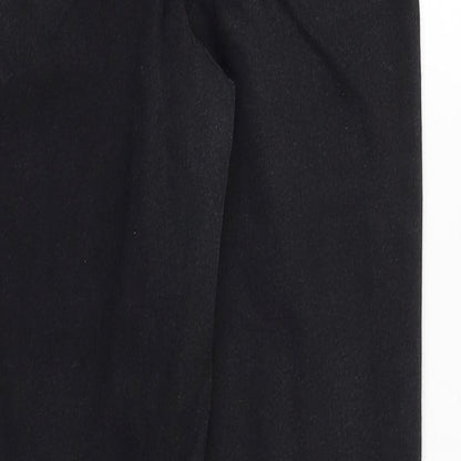 Marks & Spencer Womens Black Cotton Jegging Jeans Size 10 Regular