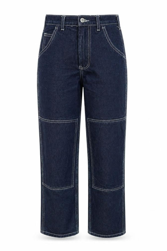 J.Galt Womens Blue Cotton Straight Jeans Size S Regular Zip