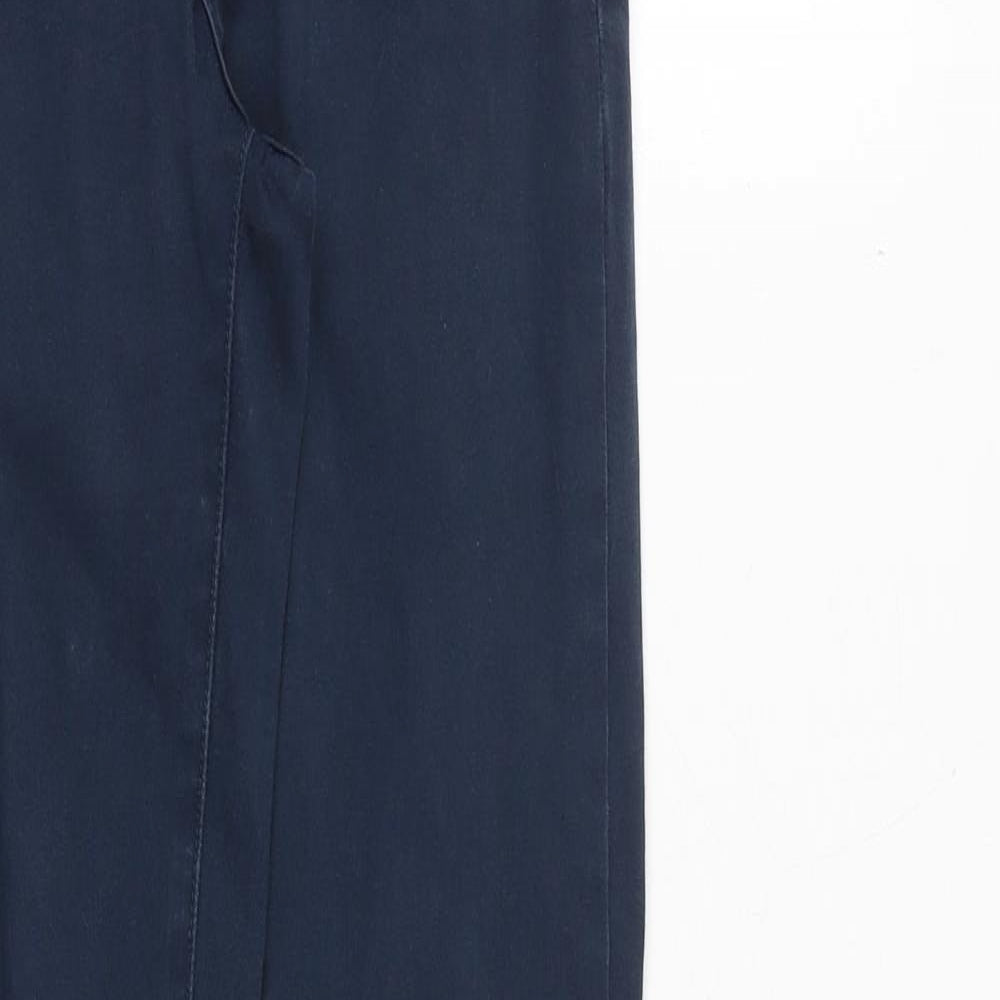 VILA Womens Blue Polyester Skinny Jeans Size 24 in Regular Zip