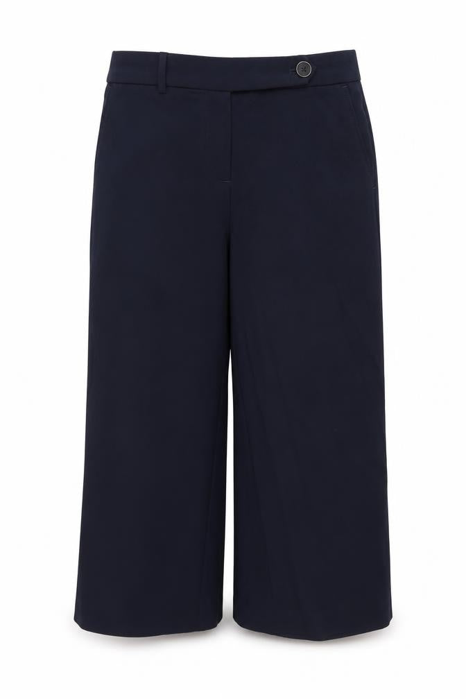 NEXT Womens Blue Polyester Trousers Size 10 Regular Zip