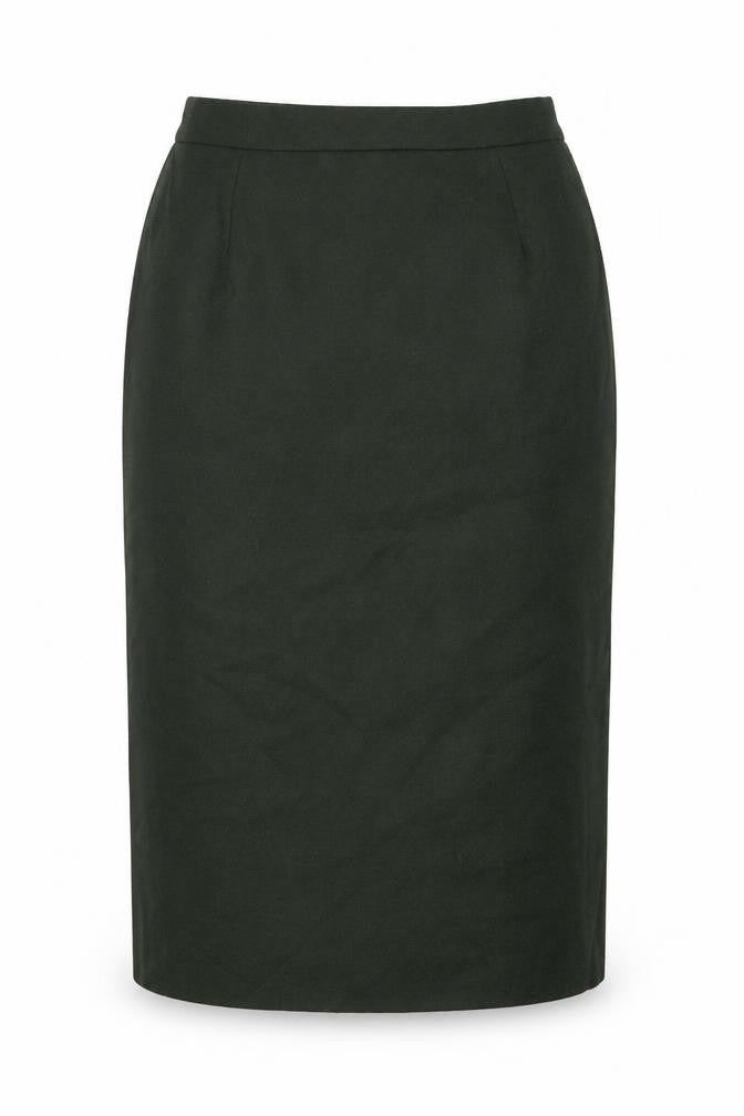 Avoca Womens Green Polyester A-Line Skirt Size 30 in Zip