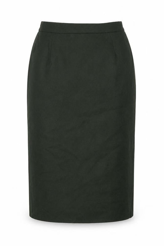 Avoca Womens Green Polyester A-Line Skirt Size 30 in Zip