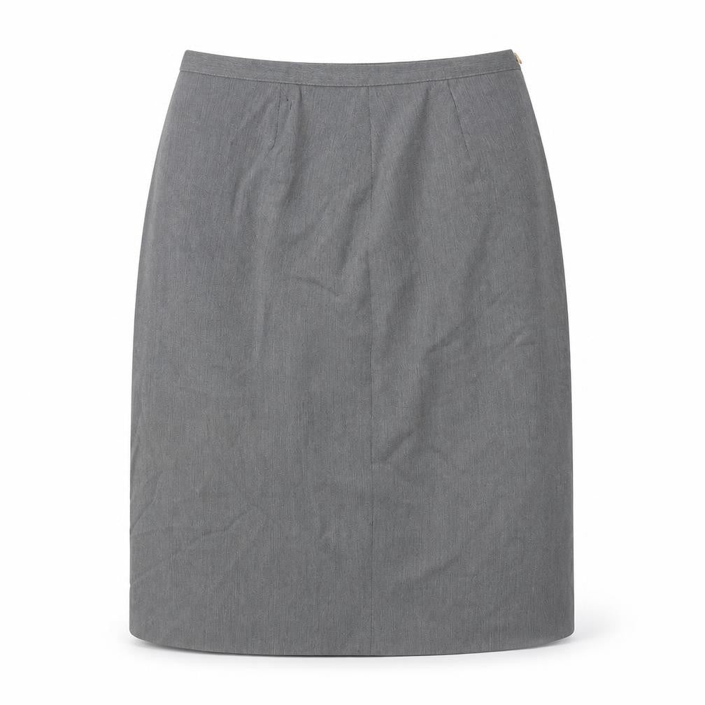 NEXT Womens Grey Polyester A-Line Skirt Size 10 Zip