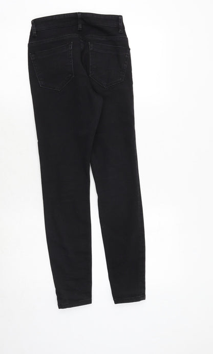 ASOS Womens Black Cotton Skinny Jeans Size 8 Regular
