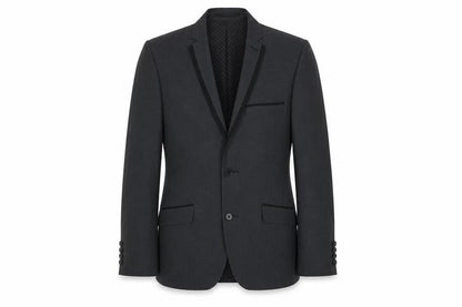 Imehaus Mens Grey Polyester Jacket Suit Jacket Size S Regular