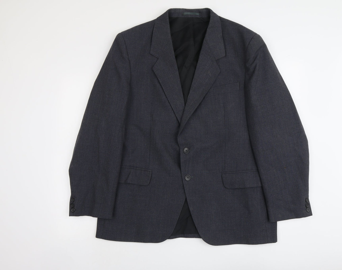 C&A Mens Grey Wool Jacket Suit Size L Regular