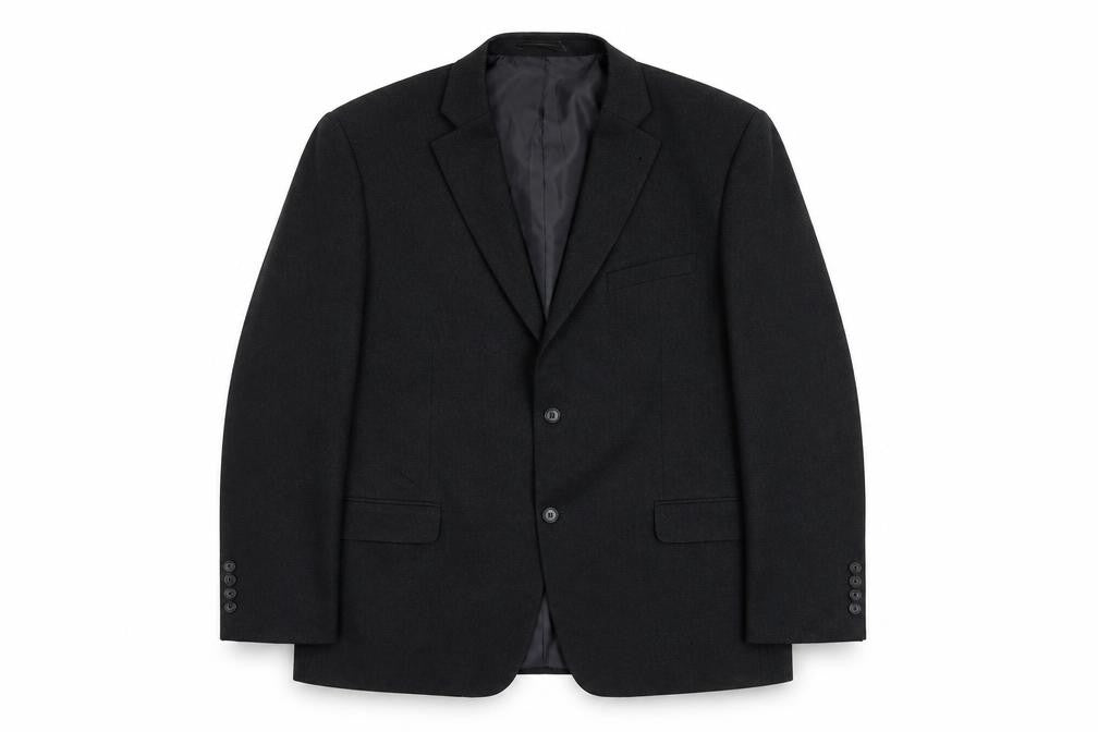 Greenwoods Mens Grey Polyester Jacket Suit Jacket Size L Regular