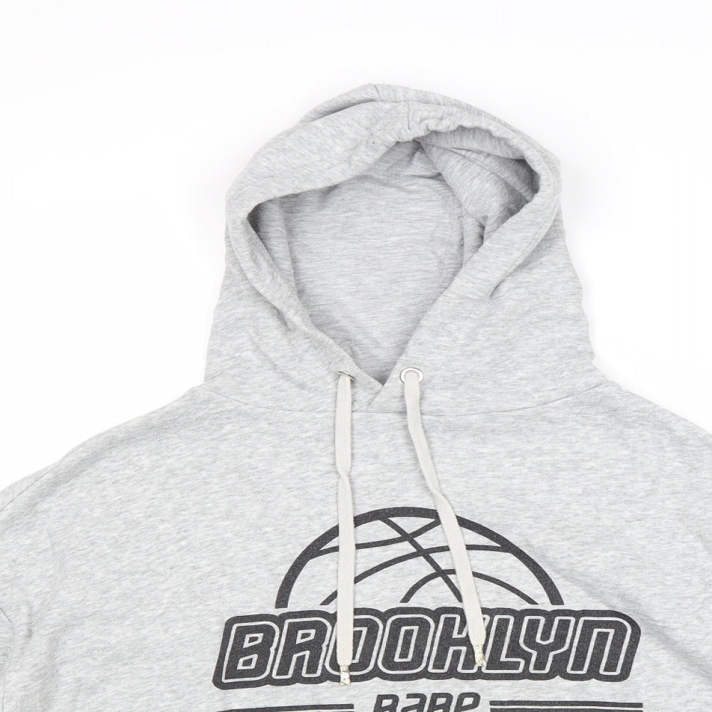 Divided by H&M Womens Grey Cotton Pullover Hoodie Size S Pullover - Brooklyn Babe