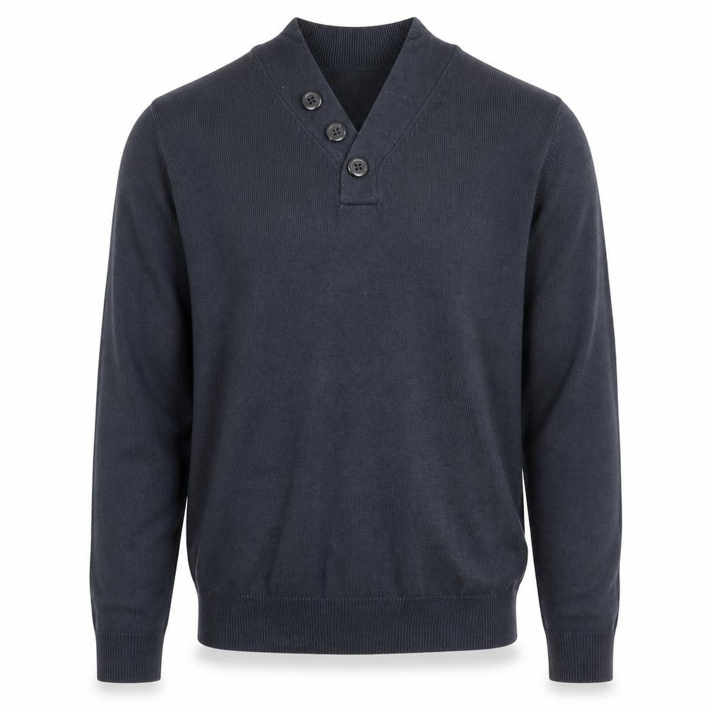 UrbanSpirit Mens Blue V-Neck Acrylic Pullover Jumper Size S Long Sleeve